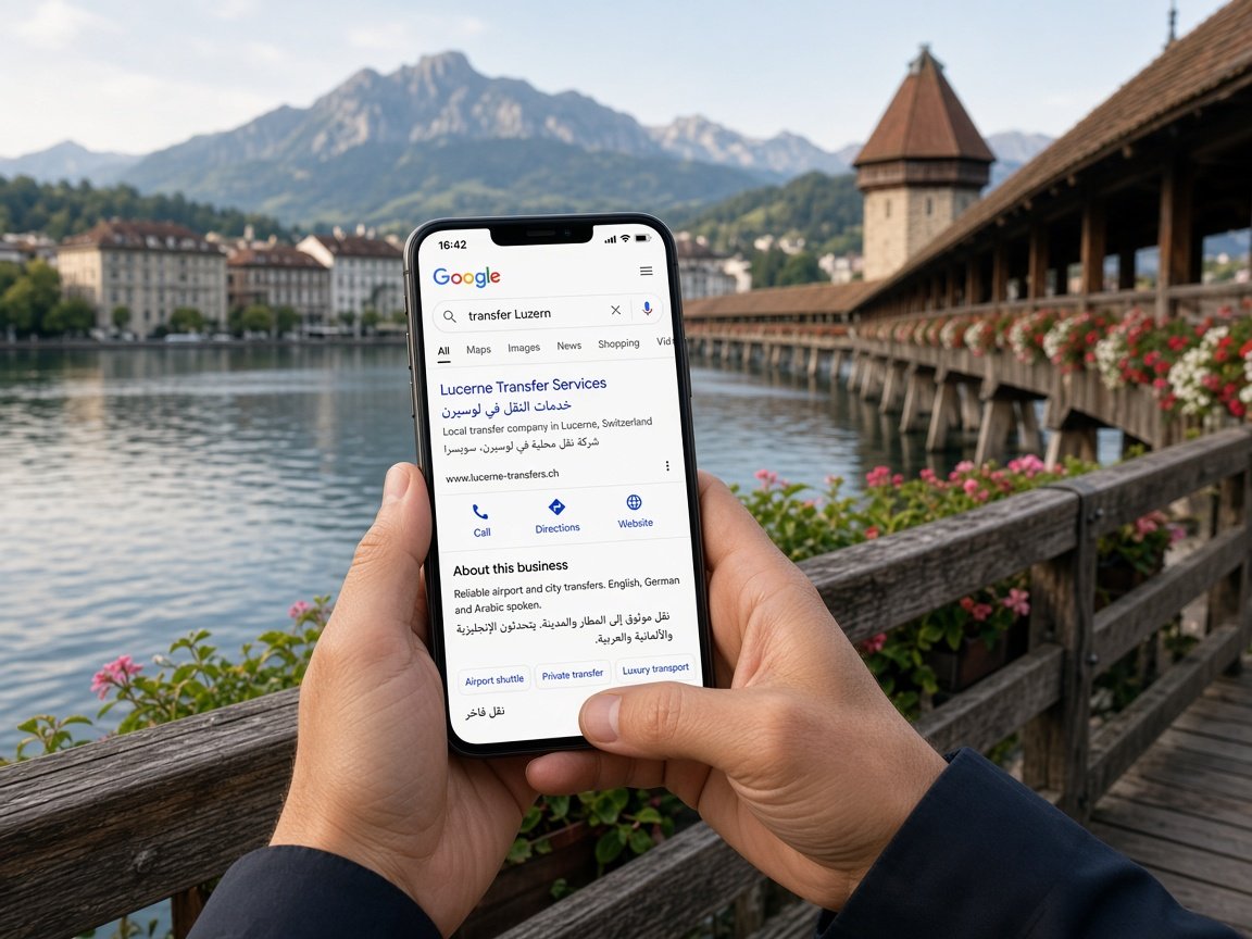 Kapellbrücke, Telefon mit zweisprachiger Suche